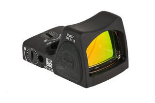 Trijicon red dot rmr uses two screws to securely mount this optic to a pistol slide or rifle